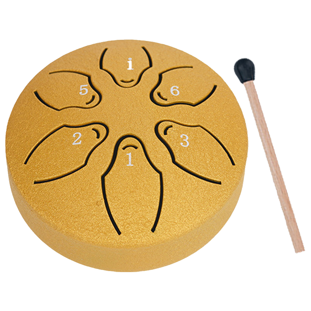 3インチ6音レインドラム、屋外用スチールタンドラム、ヨガ用パ - Musical Instrument Percussion のレビューと価格